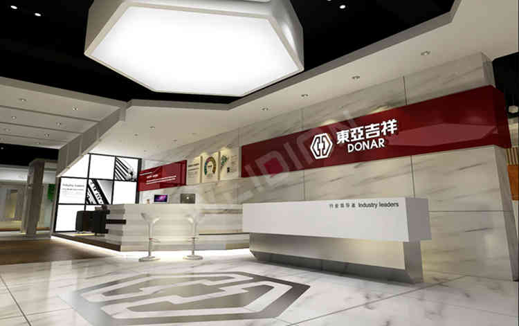 東亞鋼門廣州企業(yè)展廳設計裝修