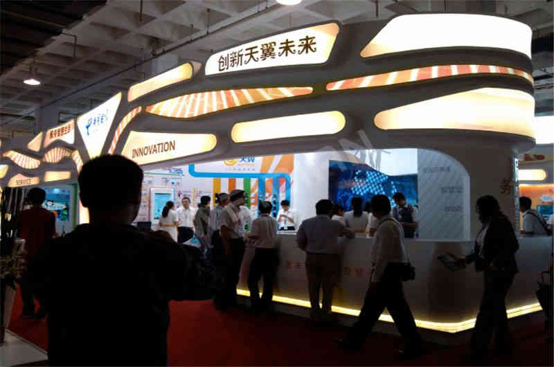 中國電信廣州展臺設(shè)計(jì)搭建