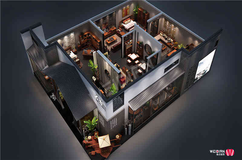 花梨概念深圳國際家具展深圳展臺設計搭建