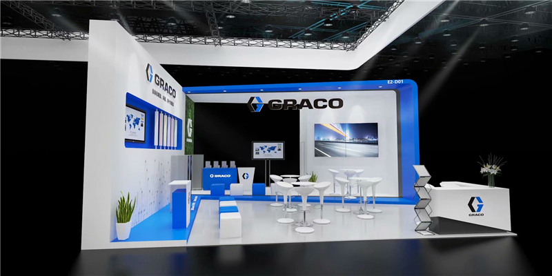 華為技術(shù)有限公司參展廣州會展中心展覽設(shè)計展臺搭建4